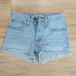 Light Blue Denim Women Shorts
